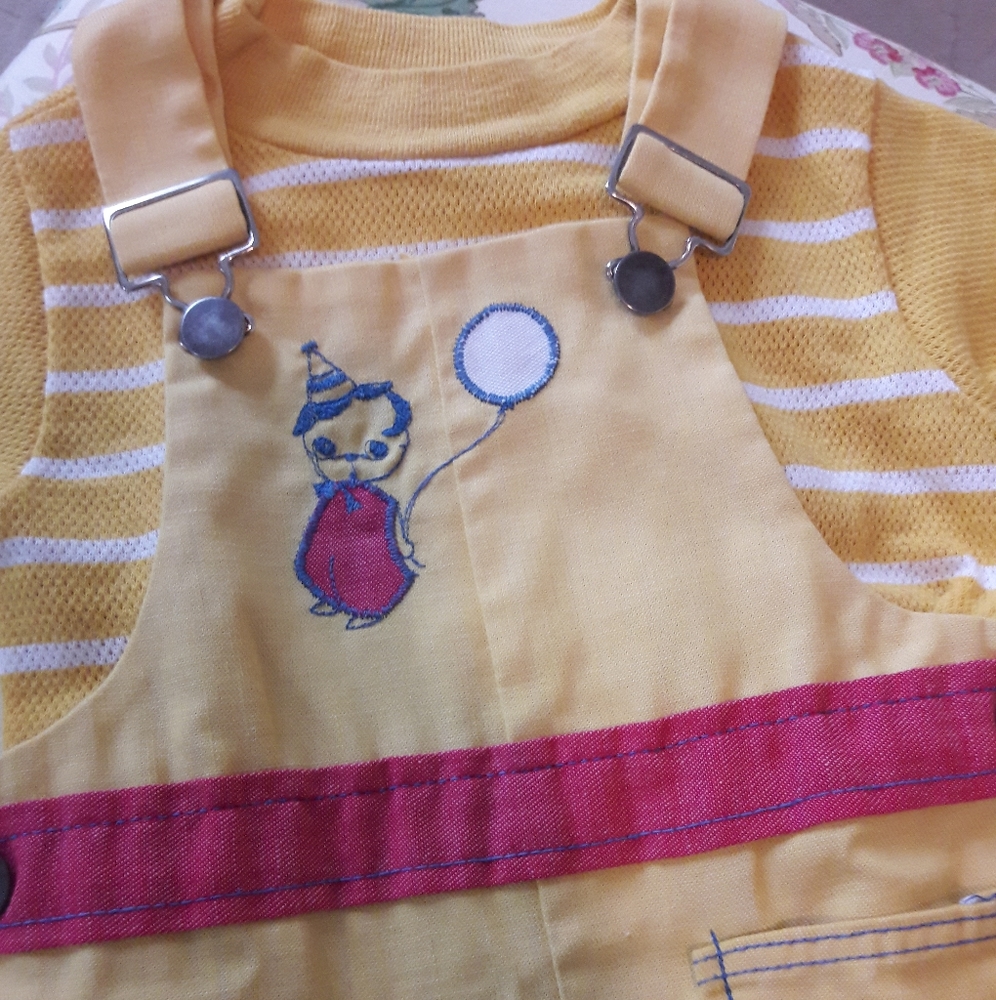 SWEET VTG "HEALTHTEX" SHORTALLS W/ VTG SHIRT!